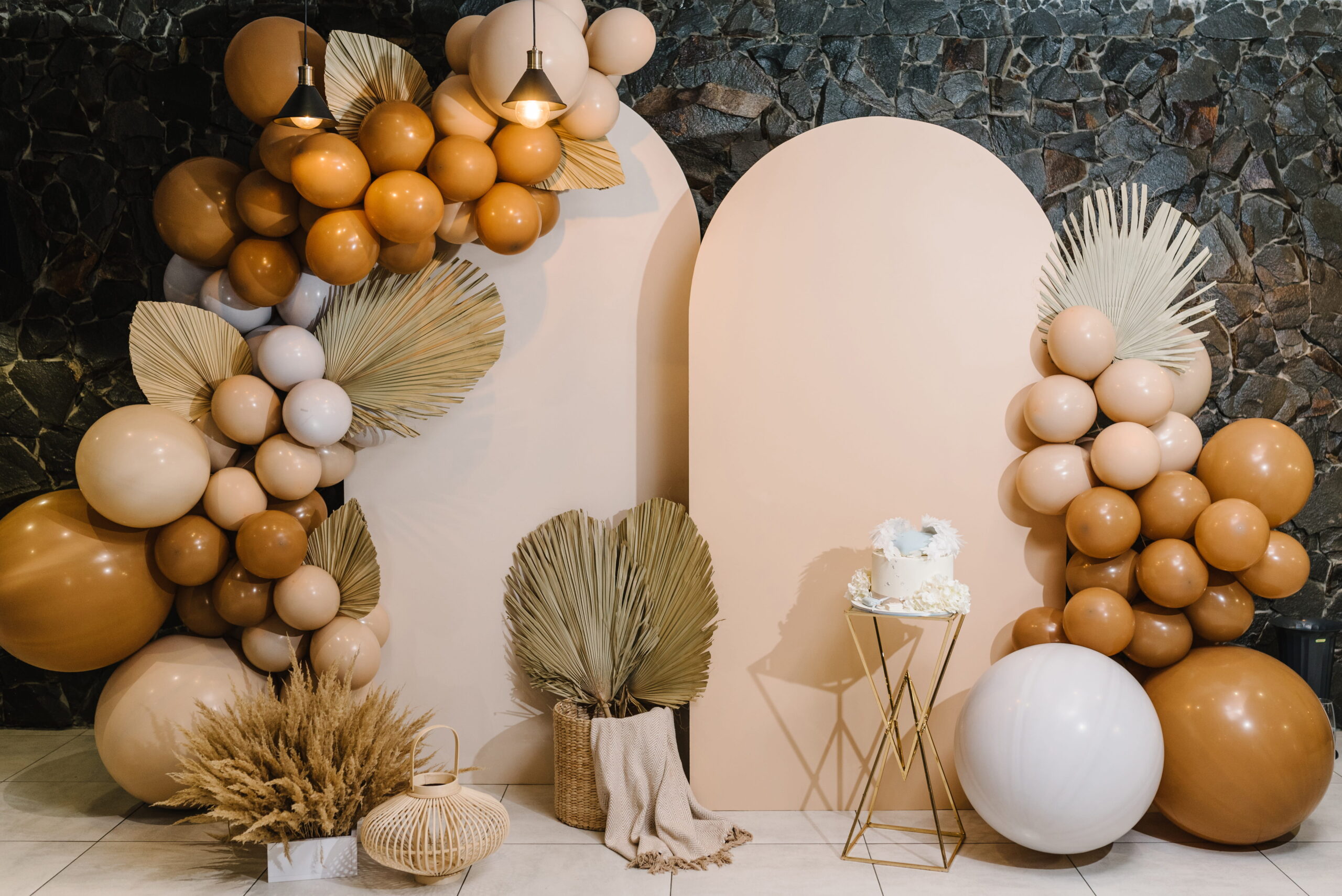 Elopement backdrop setup Las Vegas